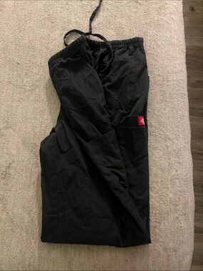 Dickies Women's Black Drawstring Cargo Scrubs